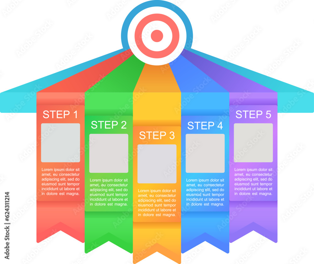 Poster entrepreneurs goals infographic chart design template. abstract infochart with copy space. instructi