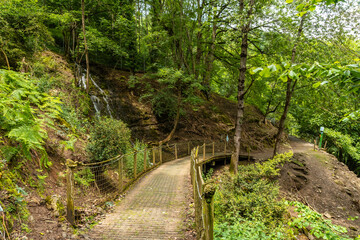 Fototapeta premium Mountain trail in the Borce commune of the French Pyrenees