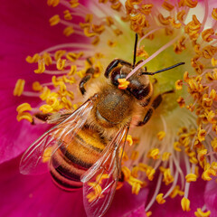 Small insect in the garden, macro photography, nature wildlife, selective focus