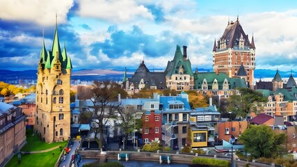 Fototapeta premium Green facade of the house with nice color - ai generated