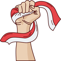 Indonesia Independence Day Flag