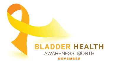 Bladder health awareness month. background, banner, card, poster, template. Vector illustration.