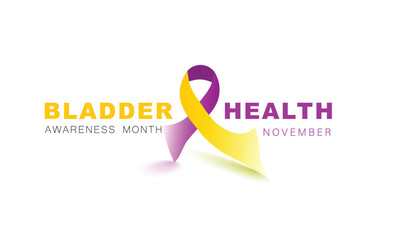 Bladder health awareness month. background, banner, card, poster, template. Vector illustration.