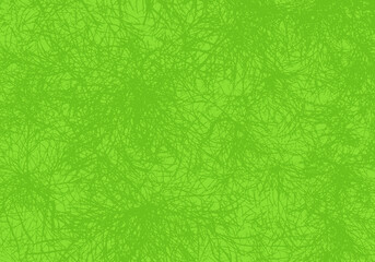 緑色の、コスモスの葉っぱ模様の背景