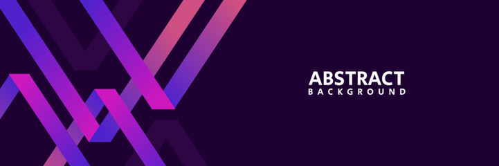 purple geometric abstract background with gradient element for presentation , banner and cover