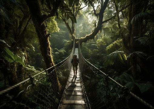 bridge in the forest