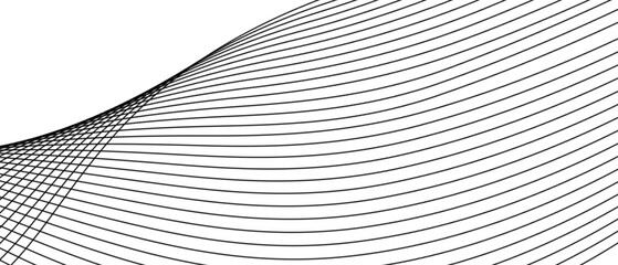 Illustration of the pattern of gray lines on white background