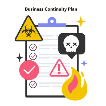 BCP or business continuity plan. Methodology of prevention and recovery