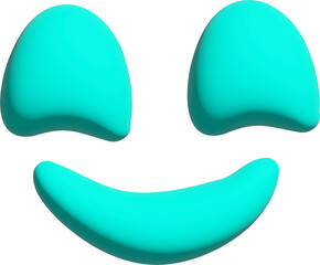 3D Scary face