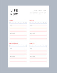 Life now planner. 