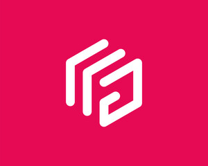 Letter J logo icon design template elements