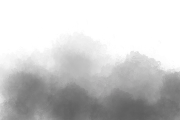 Crédence de cuisine en verre imprimé Fumée Black dark smoke isolated on white