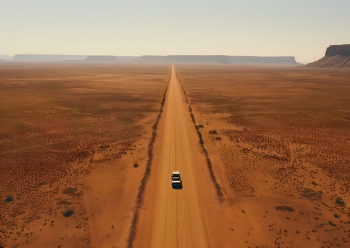 road in desert