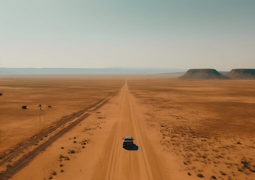 road in desert