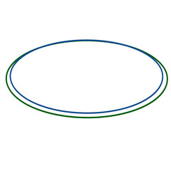 bubble on blue background