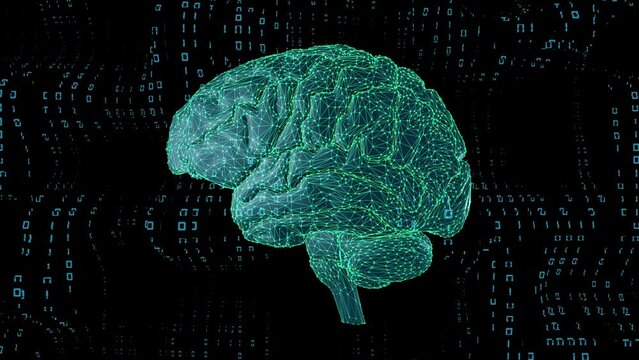 AI (Artificial Intelligence) concept. Deep learning. Computer programming.