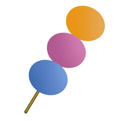 balloons isolated on white background