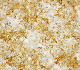 White and gold marble textured background. Stock illustration.