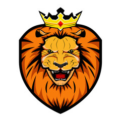 lion head vector