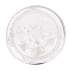 bottle view top bottom isolated on white background