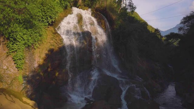 vietnam sapa catcat village waterfall