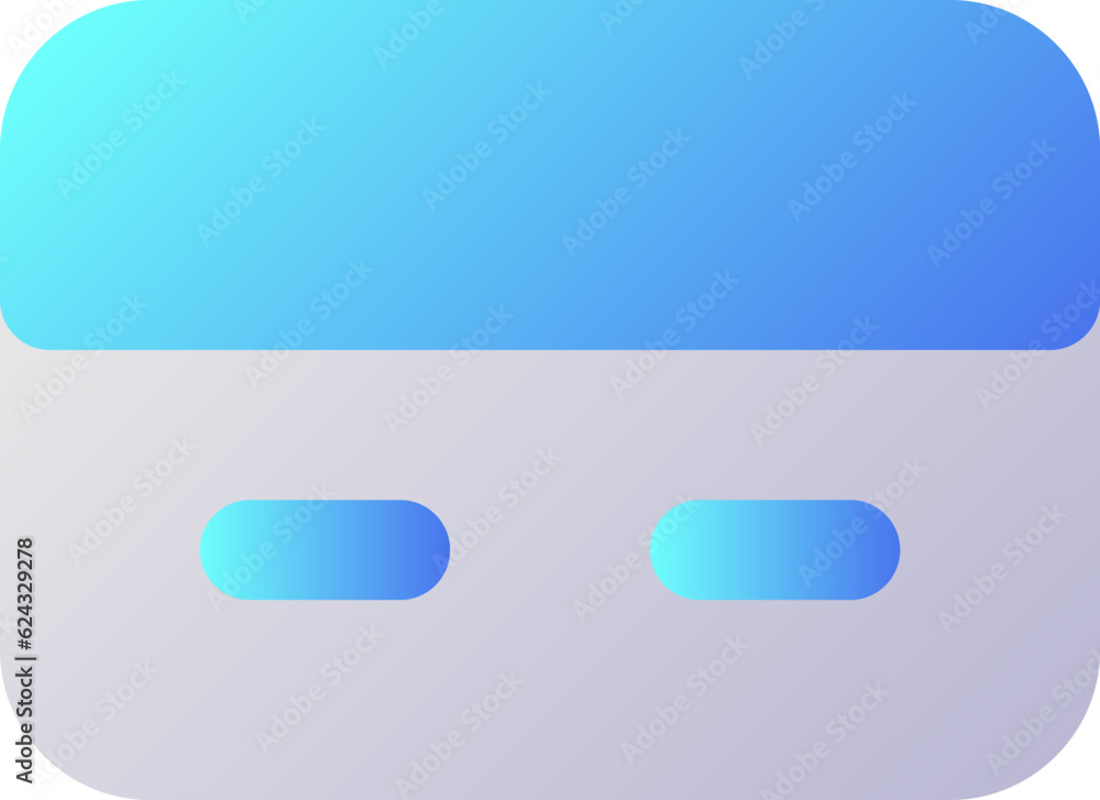 Poster payment card pixel perfect flat gradient two-color ui icon. paying method. online shopping. simple f
