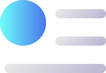 Menu notification pixel perfect flat gradient two-color ui icon. Messenger. Software settings update. Simple filled pictogram. GUI, UX design for mobile application. Vector isolated RGB illustration