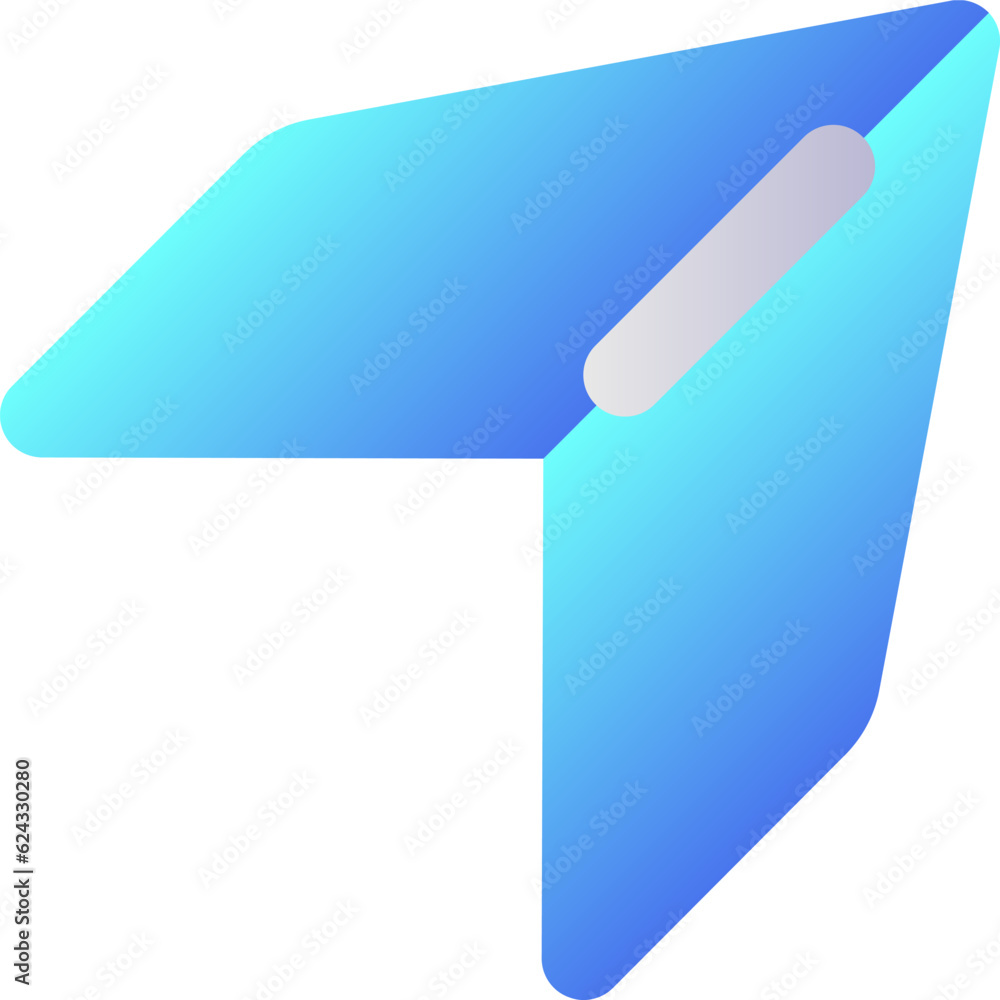 Poster share and repost pixel perfect flat gradient two-color ui icon. social media communication. messenge