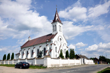 Old Church of the Holy Trinity in the city of Kosovo, Ivatsevichy district, Belarus.