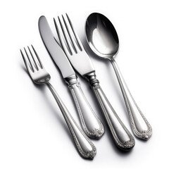 Cutlery highly detailed professional color, generated by AI