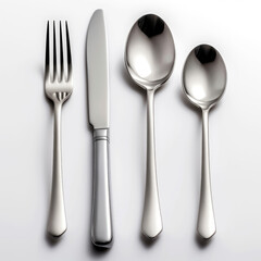 Cutlery highly detailed professional color, generated by AI