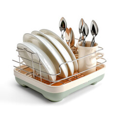 Dish rack, highly detailed professional color, generated by AI
