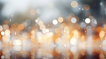Abstract colorful blurred golden background
