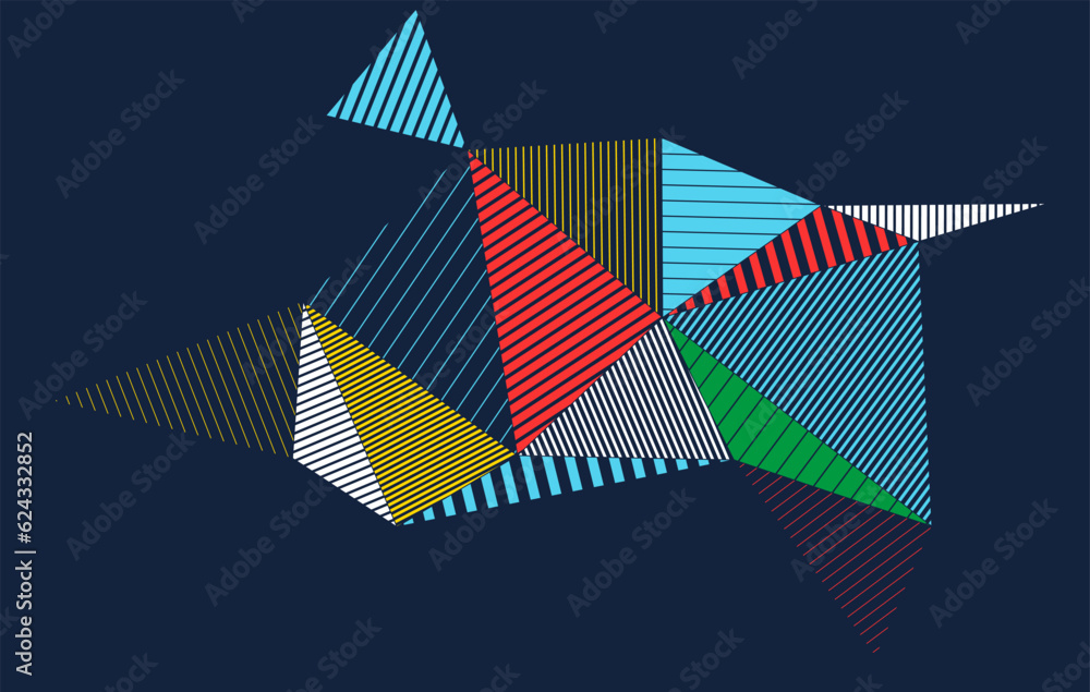 Poster abstract vector background low poly triangles style, polygonal geometric wallpaper dynamic art, arti