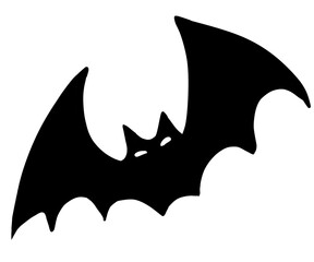 black halloween bat