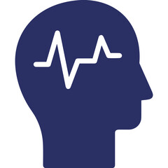 Brain idea symbol icon vector image. Illustration of the creative intelligence think design image