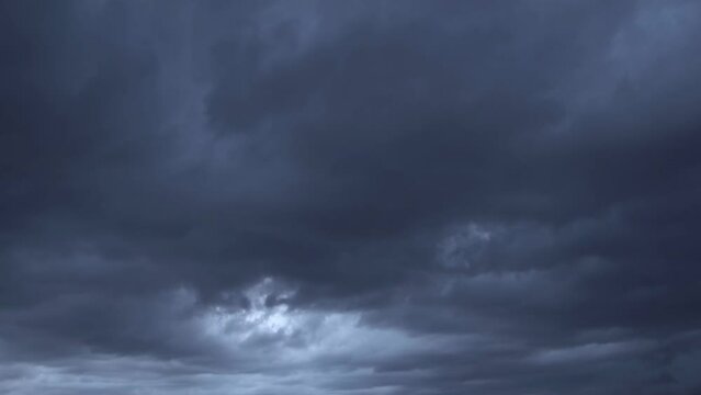 Time Lapse of Rain clouds forming .