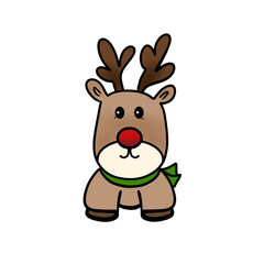 reindeer in christmas
