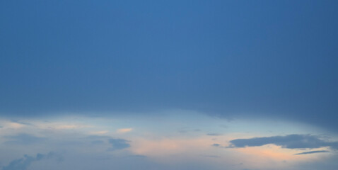 Colorful sunset twilight sky.