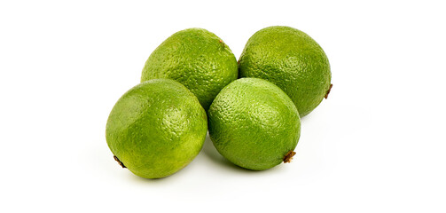 Fresh Lime, isolated on white background.
