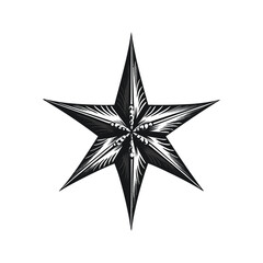Obraz premium Vector illustration of hand drawn doodle star