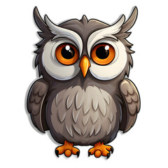 Fototapeta premium owl with a book