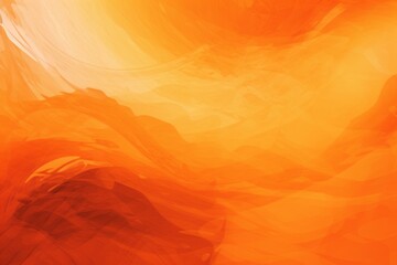Obraz na płótnie Canvas Abstract orange background with waves. Generative AI