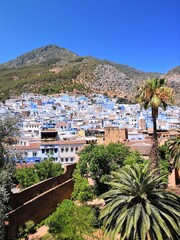 view of Chefchaouen city Morocco