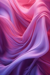 Obraz premium Magenta and violet cloth background flowing. Dynamic abstract ai generated image