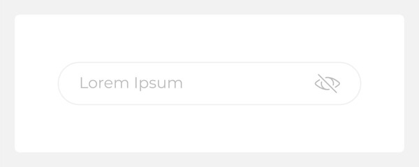 Account password UI element template. Editable isolated vector dashboard component. Flat user interface. Visual data presentation. Web design widget for mobile application with light theme