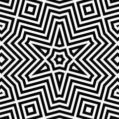 black and white tile pattern