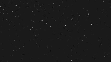 Night starry sky with stars and planets suitable as background. Galaxies, Milky way galaxy, Vector illustration.