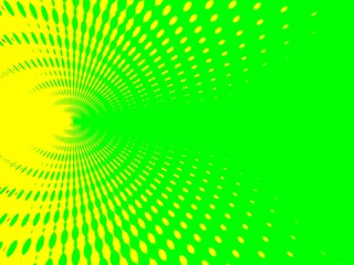abstract background with circles yellow and green