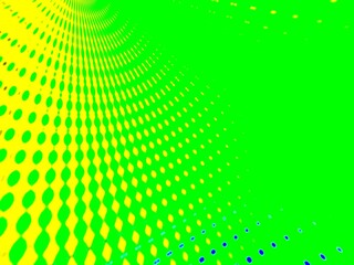 green and yellow abstract background with circles